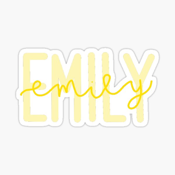 "Preppy emily" Sticker for Sale by mykindapreppy | Redbubble
