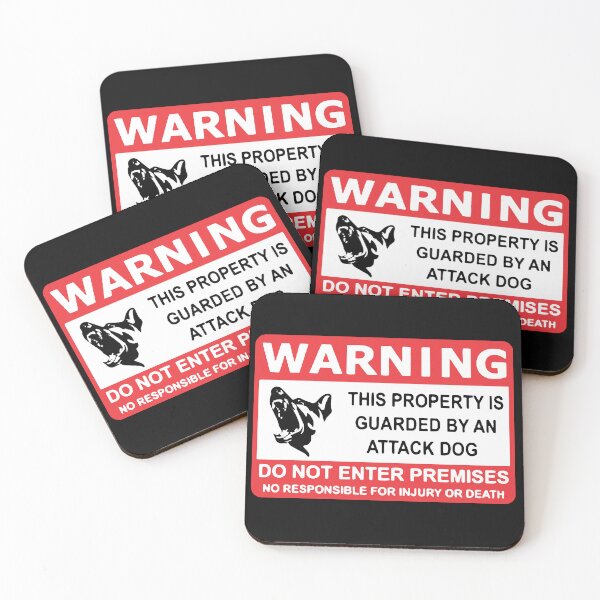 Item preview, Beware of Dog Warning Sign designed and sold by Smartalb.