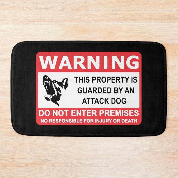 Item preview, Beware of Dog Warning Sign designed and sold by Smartalb.