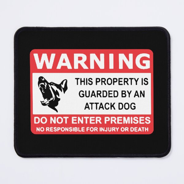 Item preview, Beware of Dog Warning Sign designed and sold by Smartalb.