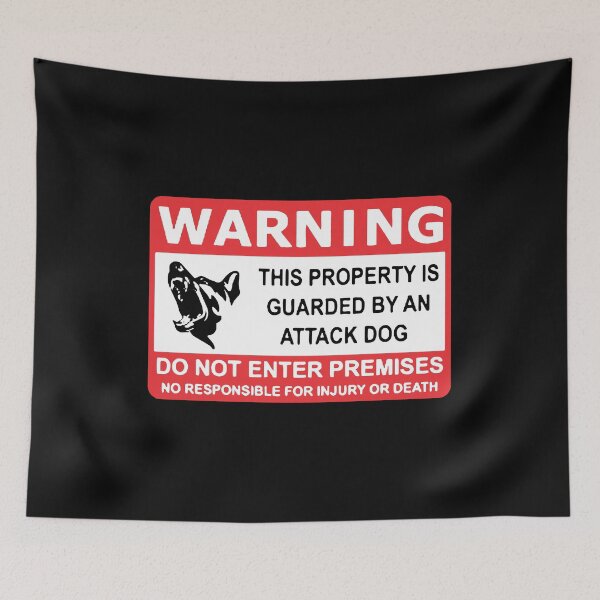 Item preview, Beware of Dog Warning Sign designed and sold by Smartalb.