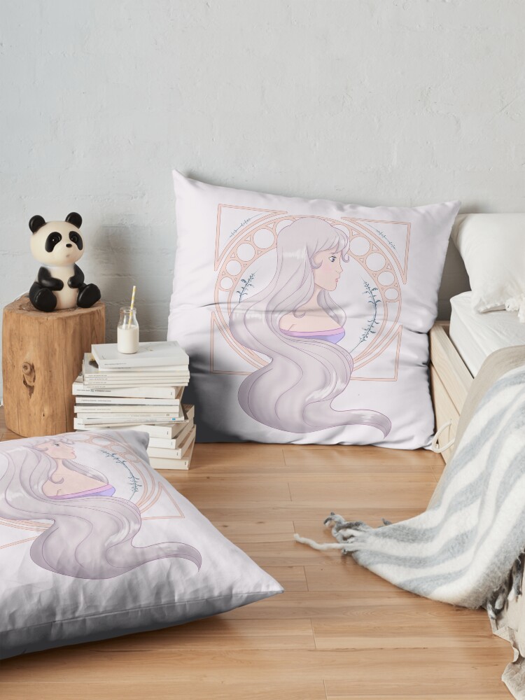 Alternate view of The Last Unicorn-Lady Amalthea Floor Pillow