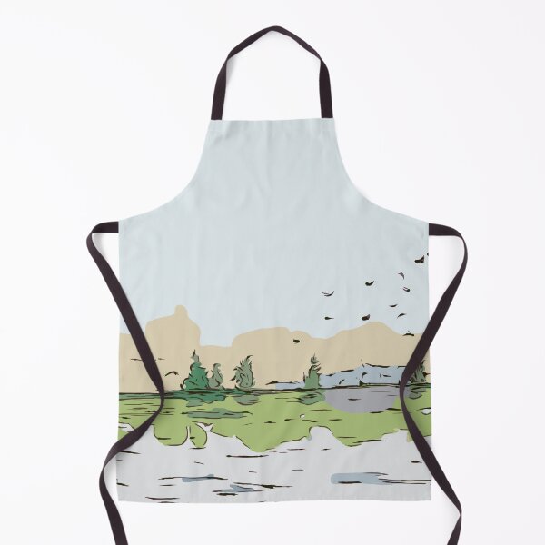 Item preview, Landscape - Birds over lake designed and sold by DJSK.
