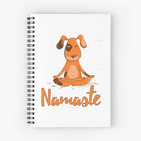 Item preview, Namaste Yoga Dog Inner Peace Graphic designed and sold by PetInks.