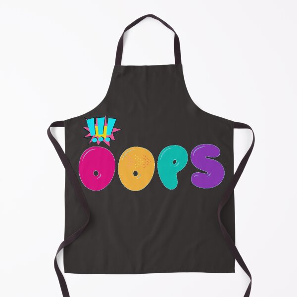 Item preview, expression of surprise, oops, colorful text with funny and funny expression designed and sold by Malogue.