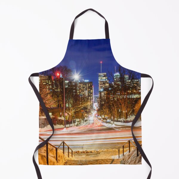 Item preview, Light trails downtown Montreal designed and sold by RezieMart.