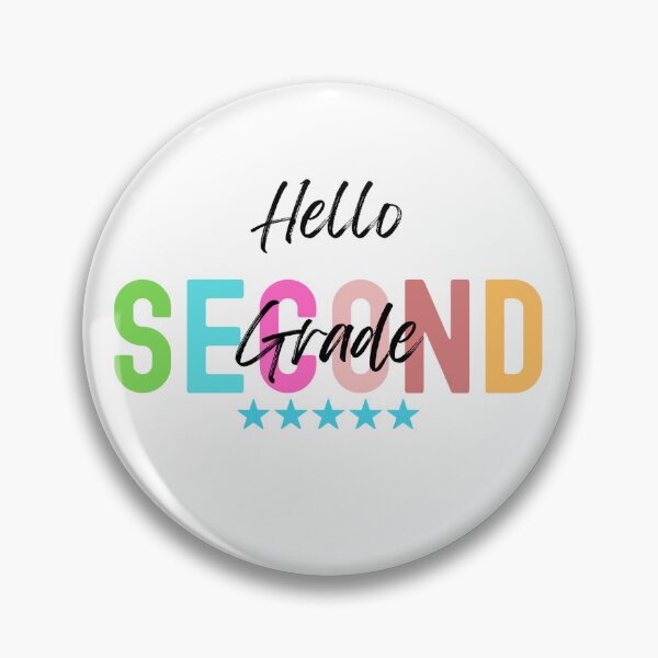 Item preview, Hello Second Grade designed and sold by Elatty.