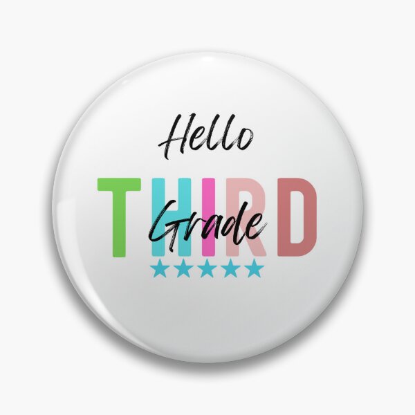 Item preview, Hello Third Grade designed and sold by Elatty.