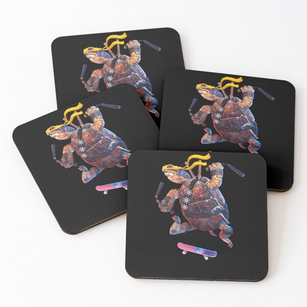 Item preview, Realistic Turtle Ninja with Nunchucks Throwing Stars Sais Riding a Skateboard T-Shirt designed and sold by SiloPressCo.