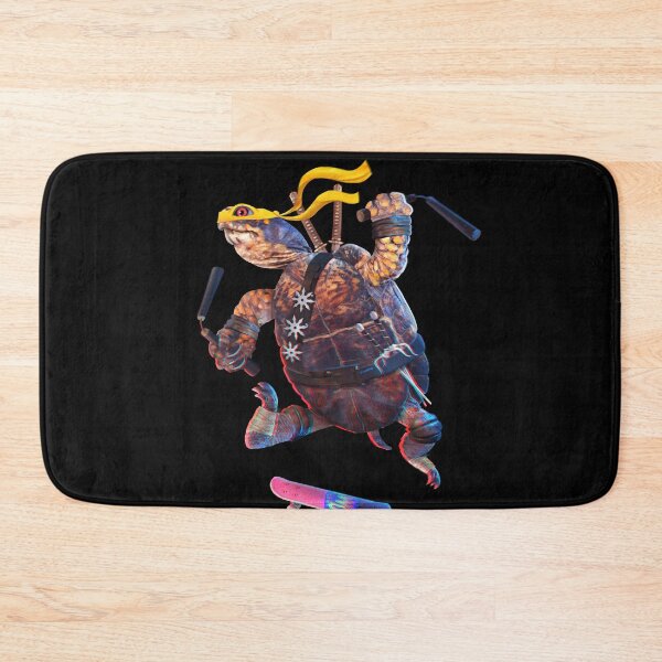 Item preview, Realistic Turtle Ninja with Nunchucks Throwing Stars Sais Riding a Skateboard T-Shirt designed and sold by SiloPressCo.