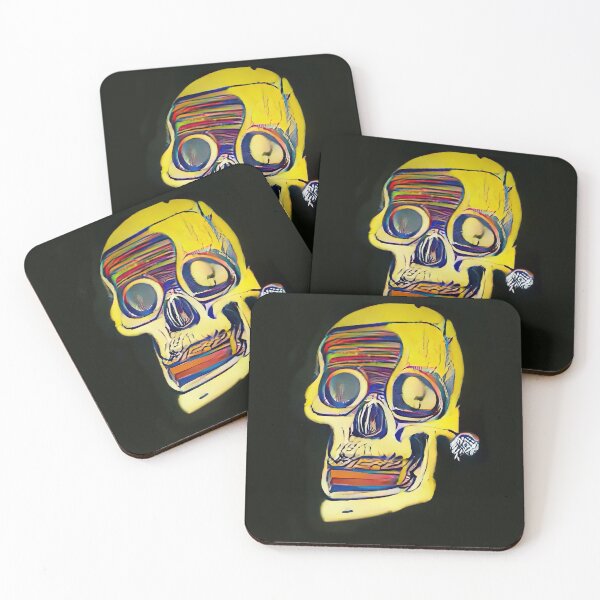 Item preview, Modern Art Street Art Skull designed and sold by CattlettArt.