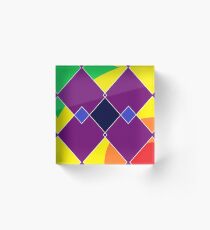 ROYGBIV Acrylic Block