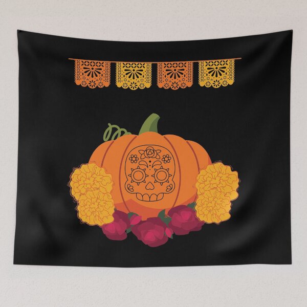 Item preview, Pumpkin night. Halloween. Dia de muertos designed and sold by CarliPeraza.