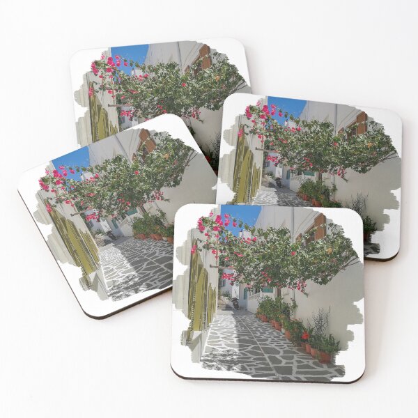 Item preview, Quaint walkway on the Greek island of Naxos designed and sold by MH65Designs.