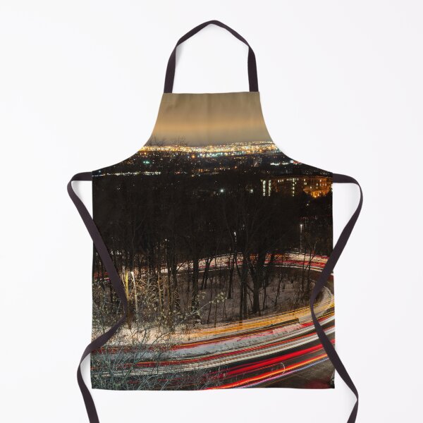 Item preview, Light trails in a curved road designed and sold by RezieMart.