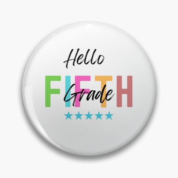 Item preview, Hello Fifth Grade designed and sold by Elatty.