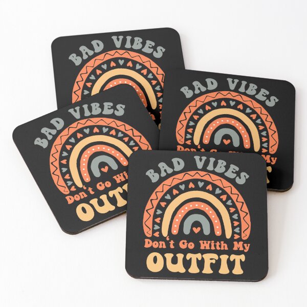 Item preview,  Bad Vibes Dont Go With My Outfit designed and sold by Tema EL.