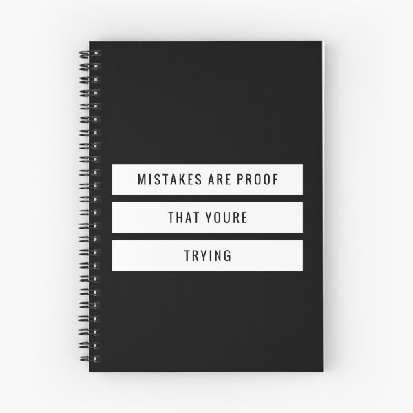 Item preview, Daily Affirmation Mistakes are proof that youre trying, motivational product| Motivational and Inspirational Slogan designed and sold by TempestStory.