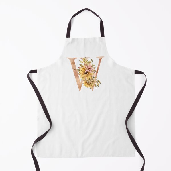 Item preview, Watercolor floral sunflower personalized letter W wedding monogram print designed and sold by tiana-geo.