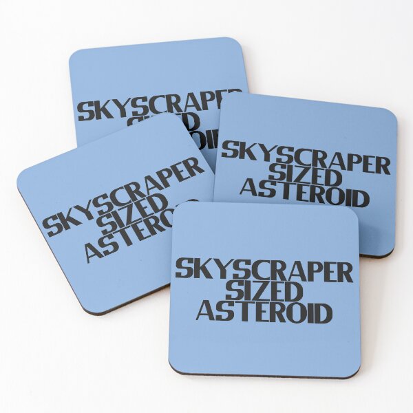 Item preview, Skyscraper Sized Asteroid - Bold Black Text designed and sold by Chubuter.
