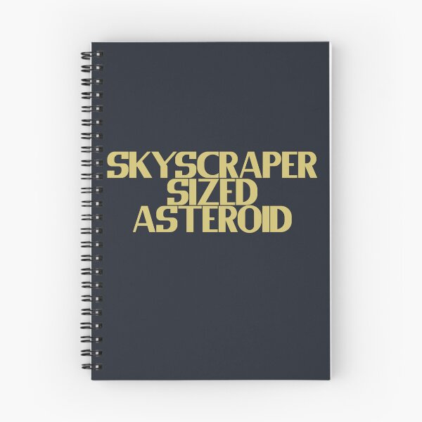 Item preview, Skyscraper Sized Asteroid - Bold Golden Text designed and sold by Chubuter.