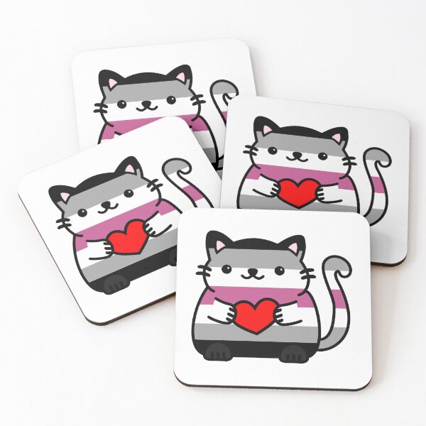 Item preview, Librafeminine Pride Flag Kitty designed and sold by ilexdesigns.
