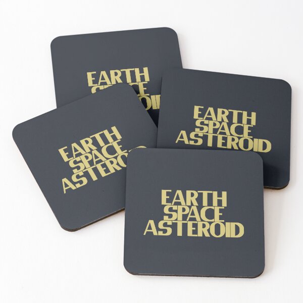 Item preview, Earth - Space - Asteroid - Bold Golden Text designed and sold by Chubuter.