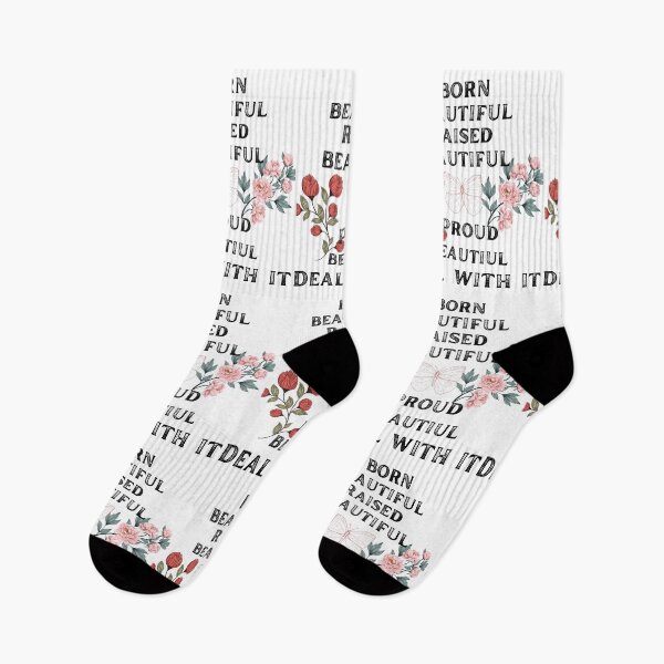 Item preview, Born beautiful raised beautiful proud beautiful deal with it designed and sold by movie-popcorn.