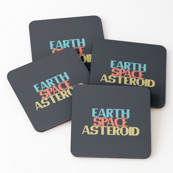 Item preview, Earth - Space - Asteroid - Bold Colorful Text designed and sold by Chubuter.