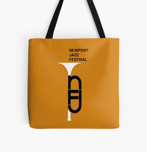 "Newport Jazz Festival Vintage Logo (1960)" Tote Bag for Sale by LitLooks Redbubble