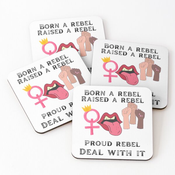 Item preview, Born rebel raised rebel proud rebel deal with it designed and sold by movie-popcorn.