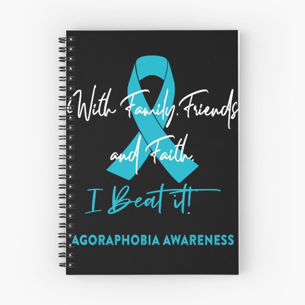 Item preview, Agoraphobia Warrior - With Family, Friends, and Faith - I BEAT IT! designed and sold by Robbsyn.