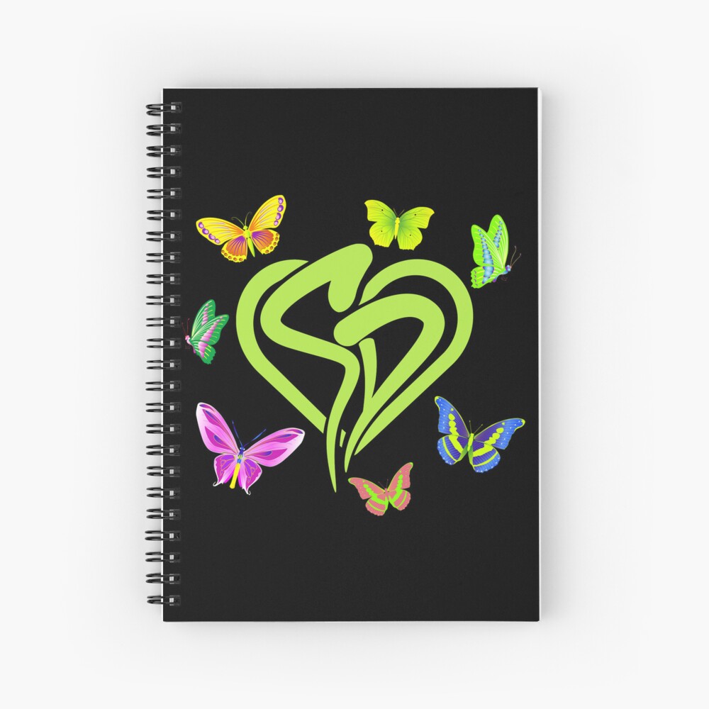"Sofie Dossi Merch Butterfly" Spiral Notebook for Sale by