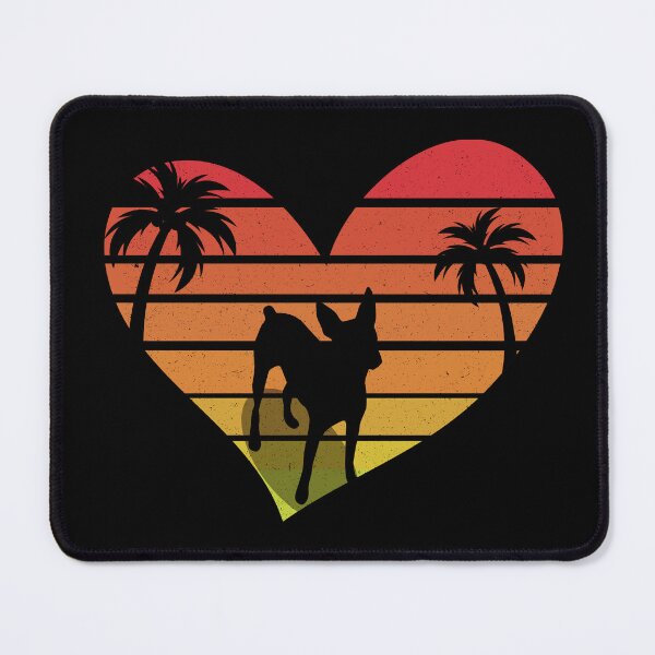 Item preview, Love Rat Terrier Retro Sunset Dog designed and sold by sbe-zone.