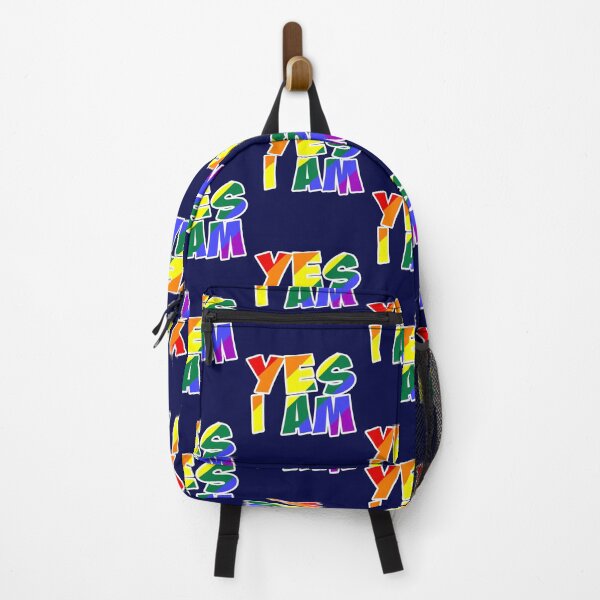 Item preview, YES I AM gay / LGBTQI / lesbian / bisexual / queer designed and sold by incurablehippie.