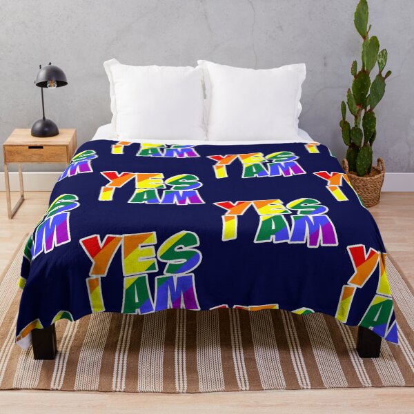 Item preview, YES I AM gay / LGBTQI / lesbian / bisexual / queer designed and sold by incurablehippie.