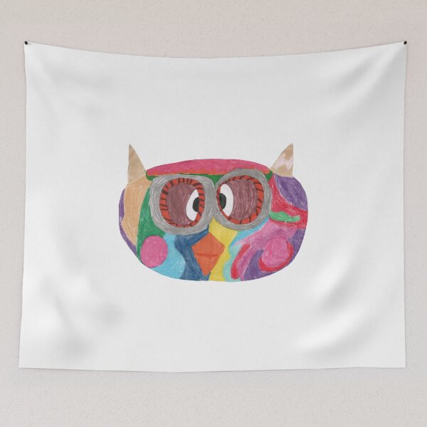 Item preview, colorful  owl designed and sold by Elison-Dad.