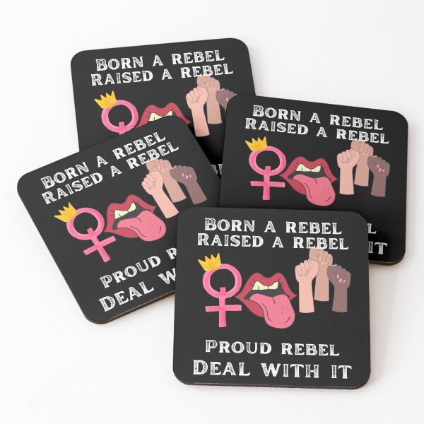 Item preview, Born rebel raised rebel proud rebel deal with it designed and sold by movie-popcorn.
