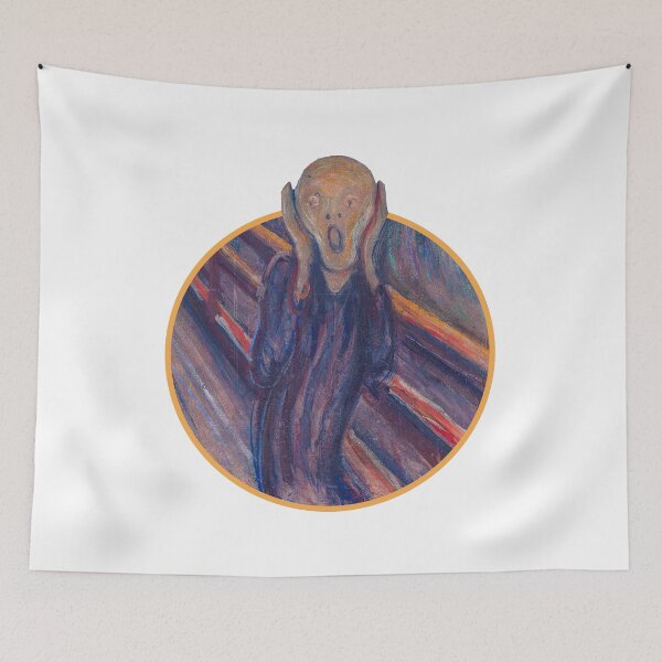 Item preview, The Scream In A Circle - Edvard Munch Famous Painting designed and sold by AlanPhotoArt.