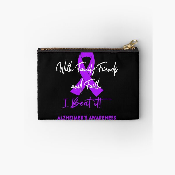 Item preview, Alzheimer's Warrior - With Family, Friends, and Faith - I BEAT IT! designed and sold by Robbsyn.