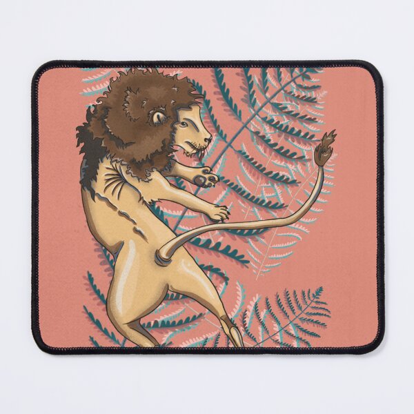 Item preview, Peachy Jungle Lion designed and sold by marleywrightart.