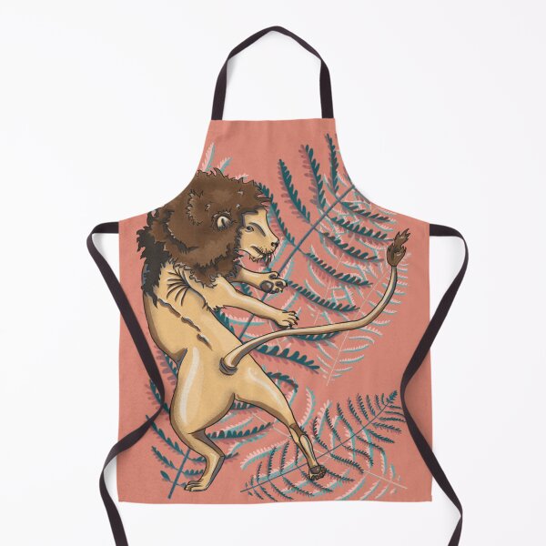 Item preview, Peachy Jungle Lion designed and sold by marleywrightart.