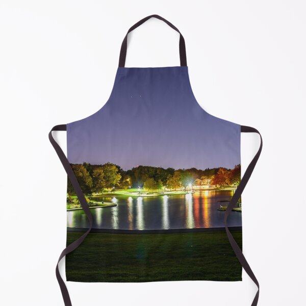 Item preview, Beaver Lake, Montreal at night designed and sold by RezieMart.