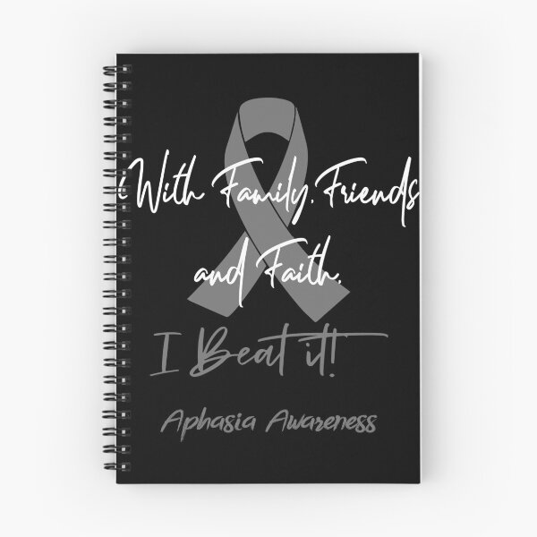 Item preview, Aphasia Warrior - With Family, Friends, and Faith - I BEAT IT! designed and sold by Robbsyn.