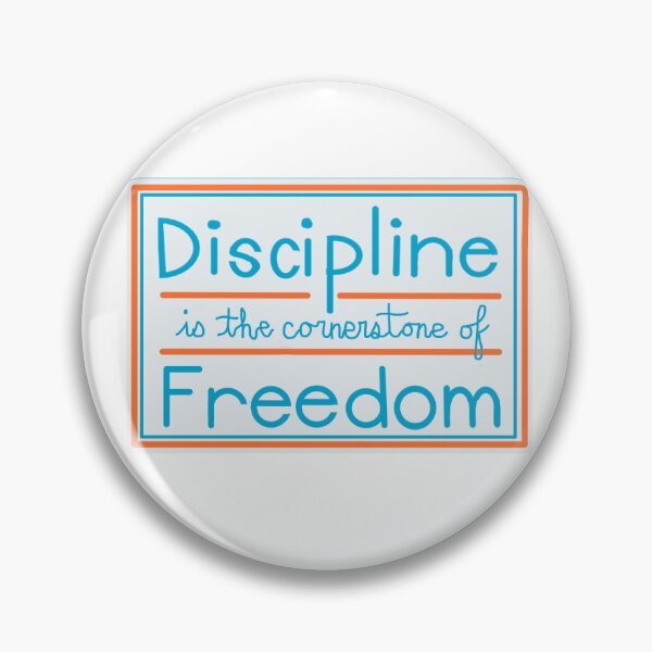 Aperçu de l'œuvre La discipline est la pierre angulaire de la liberté (graphique) créée et vendue par Karen-Rocha.