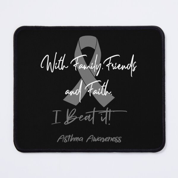 Item preview, Asthma Warrior - With Family, Friends, and Faith - I BEAT IT! designed and sold by Robbsyn.