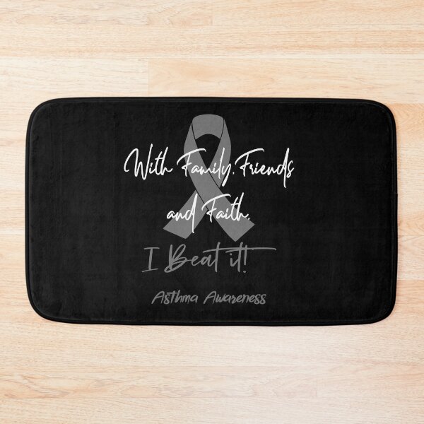 Item preview, Asthma Warrior - With Family, Friends, and Faith - I BEAT IT! designed and sold by Robbsyn.