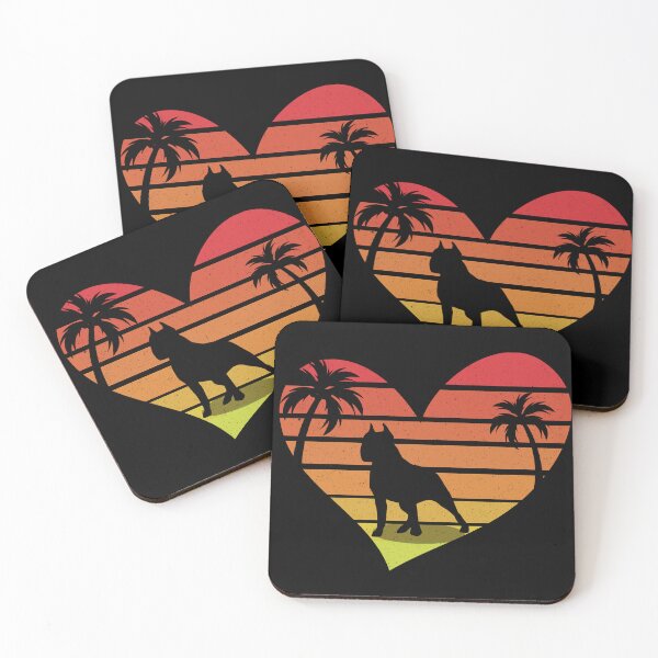 Item preview, Love Staffordshire Bull Terrier Retro Sunset Dog  designed and sold by sbe-zone.