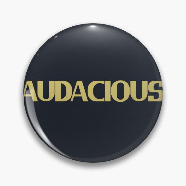 Item preview, Audacious - Bold Golden Text designed and sold by Chubuter.