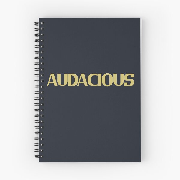 Item preview, Audacious - Bold Golden Text designed and sold by Chubuter.